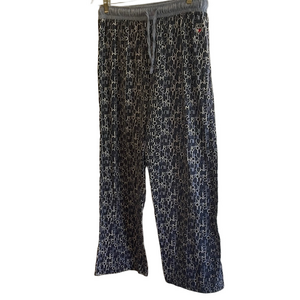 Tommy Hilfiger Blue and White Pajama Pants Size L